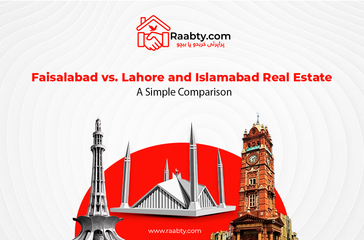 Faisalabad vs. Lahore and Islamabad Real Estate: A Simple Comparison