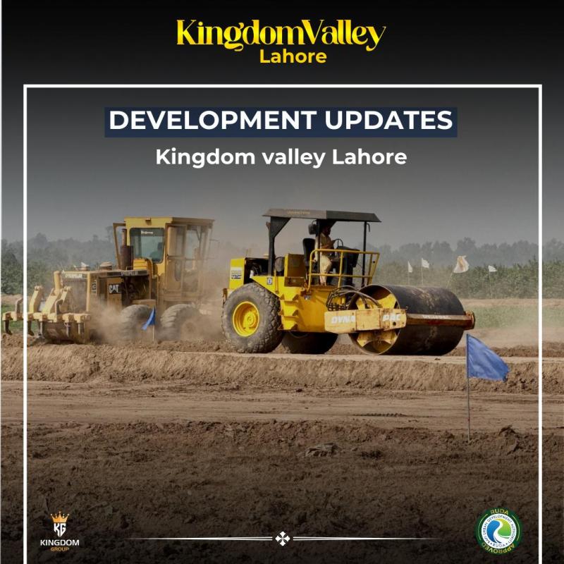 5 Marla plots available on installment at Kingdom valley, Lahore first water front society 