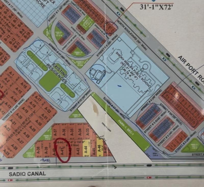 30 Marla Residential Plot For Sale In Rahim Yar Khan, Canal Road