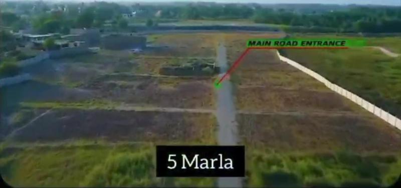 5 Marla Residential Plot for Sale at Peshawar with double storey houses