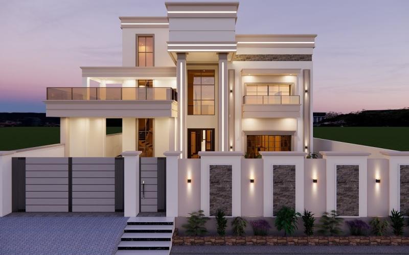 Corner Brand New Ultra Modern Lavish Bungalow For Sale 