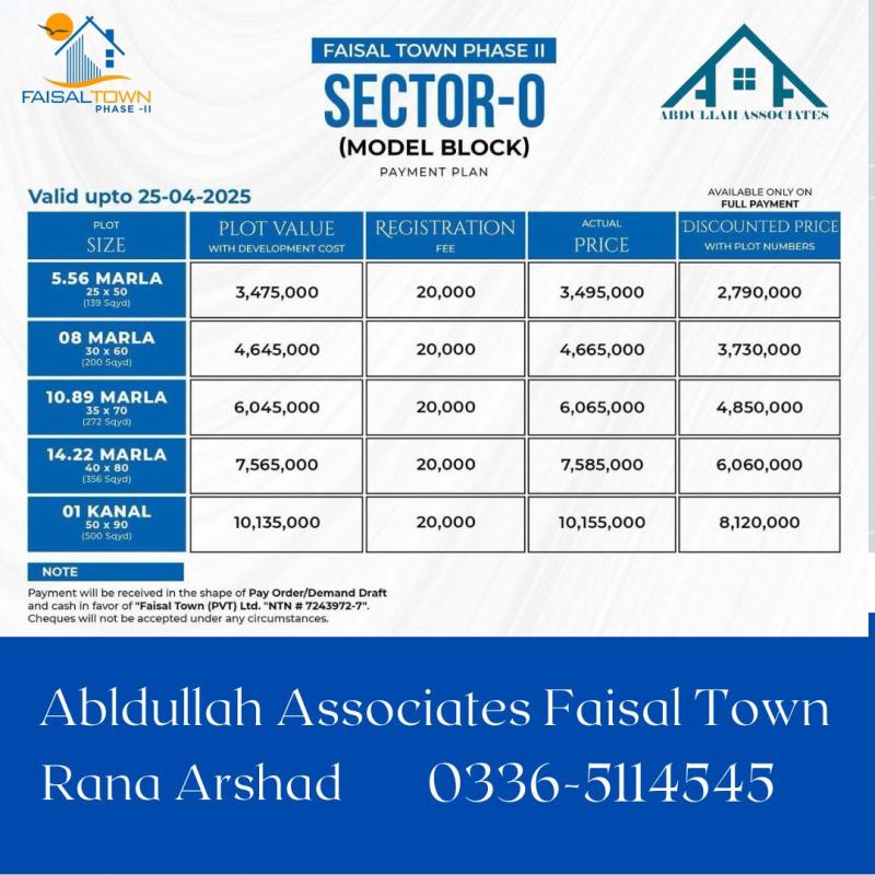4 Kanal Residential Plot for sale in  Islamabad, Faisal Town - F-18 